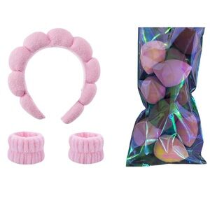 NWT! Headband, Wristbands & 12 Makeup Beauty Blender Makeup Sponges